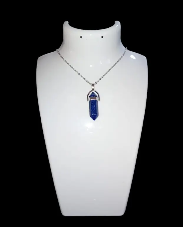 pendent crystal blue
