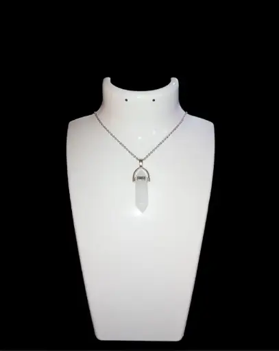 pendent crystal white
