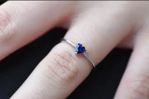 Bague Cœur de Saphir